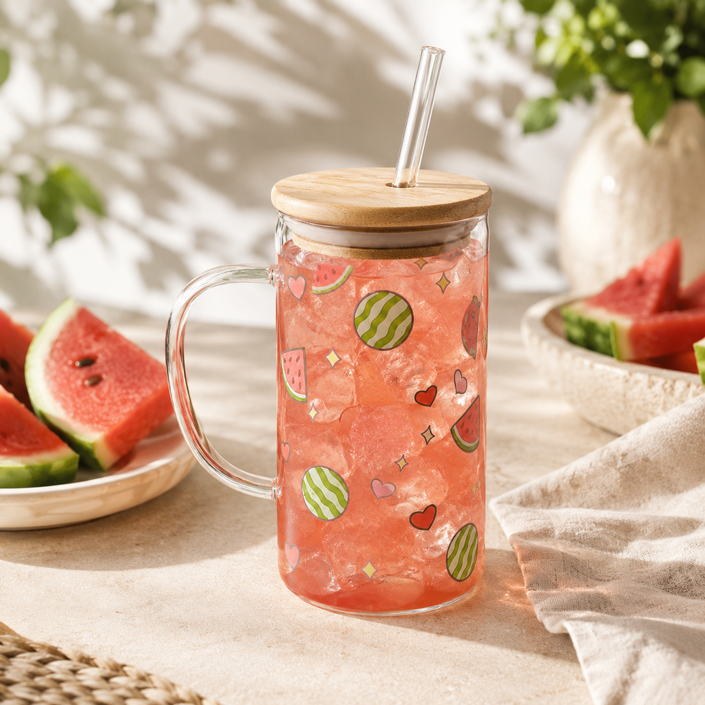 Watermelon Dream Glass Cup