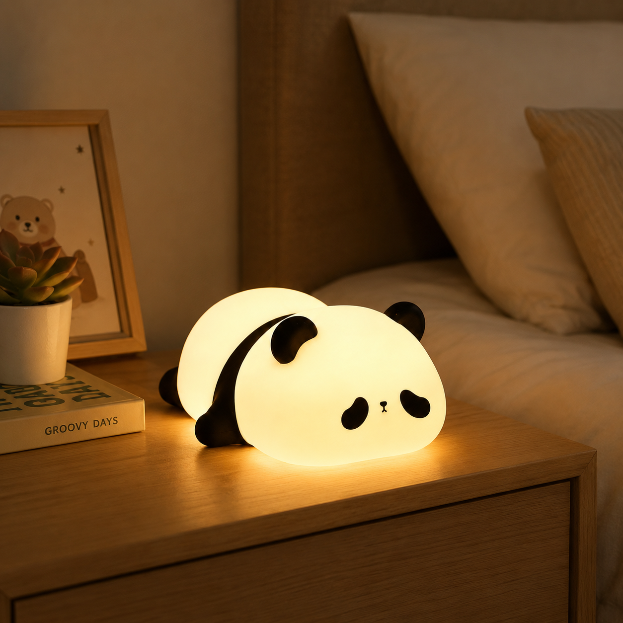 Panda Squish Lamp