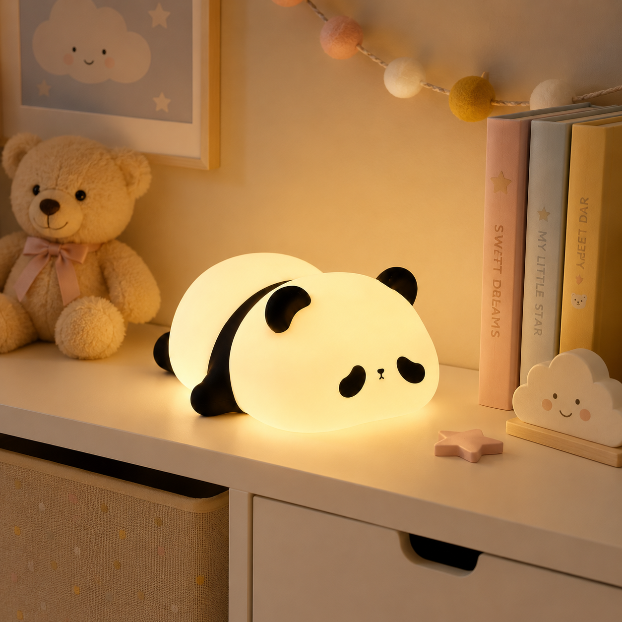 Panda Squish Lamp