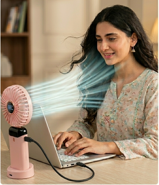BreezeMate Pro - Mini Cooling Fan