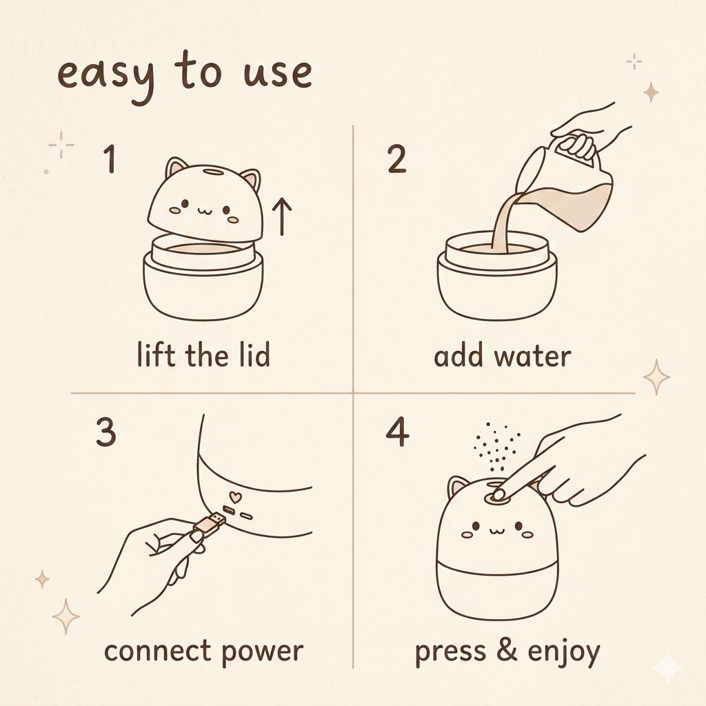 Warm Glow Minimalist Humidifier