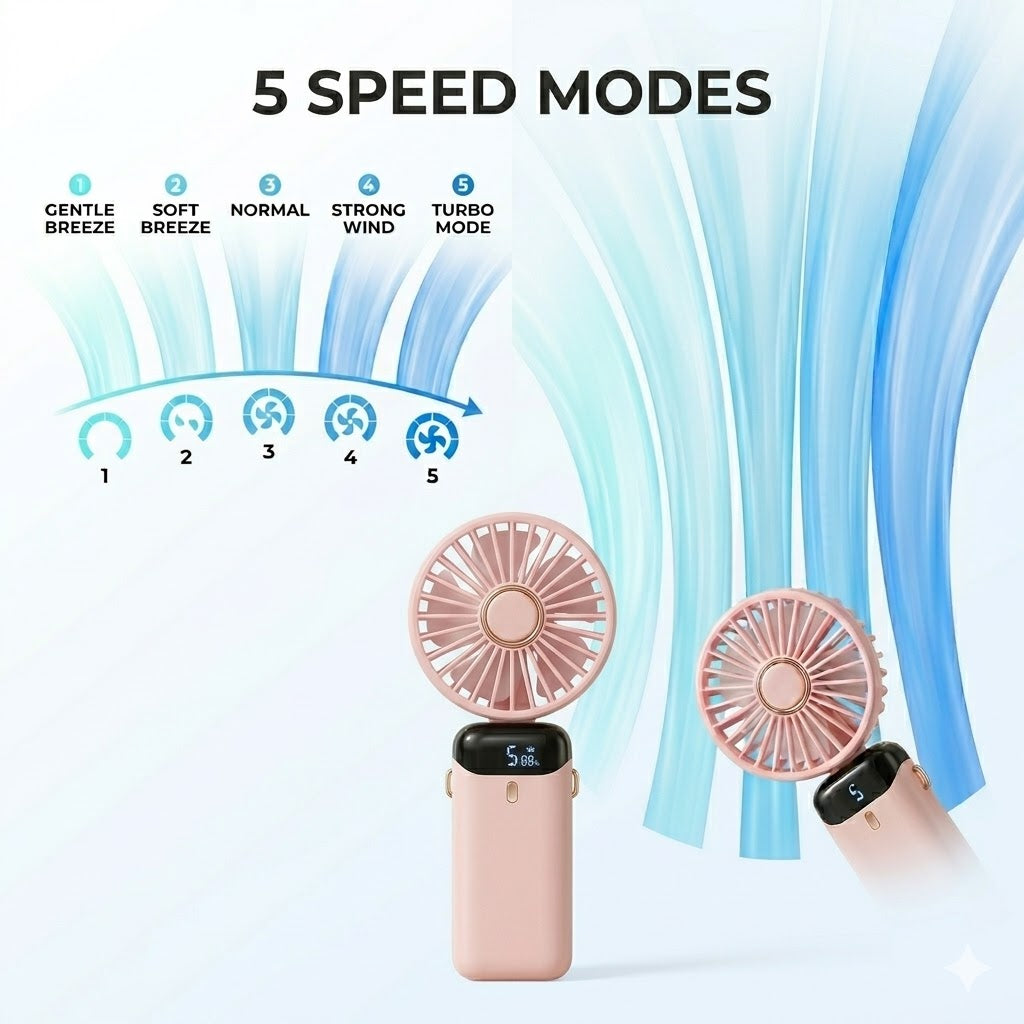BreezeMate Pro - Mini Cooling Fan