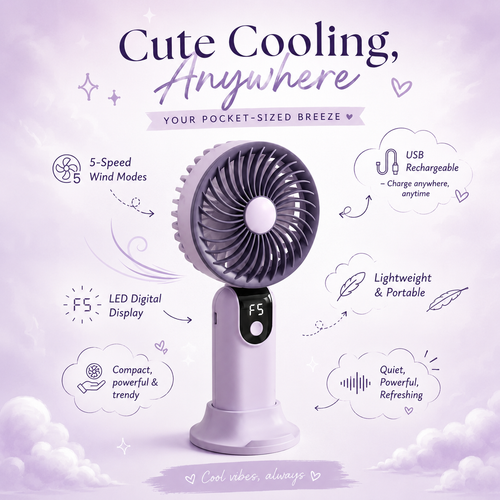 AeroBreeze - Mini Cooling Fan